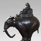 The Elephant and the Tiger by Bjorn Okholm Skaarup - Bronze